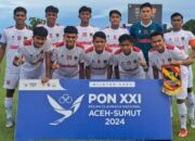 Kalah Telak 7-1 dari Kalsel, Cabor Sepak Bola Sumbar Terhenti di Penyisihan Grup