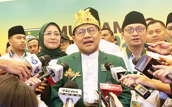 KETERANGAN PERS— Ketua Umum DPP Partai Kebangkitan Bangsa (DPP PKB) Abdul Muhaimin Iskandar memastikan partainya akan terbuka kepada kelompok mana pun selama 5 tahun ke depan.