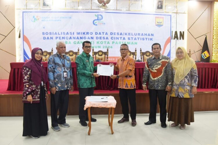 Basis Data harus Dibangun Berkelanjutan 1 sekretaris Kominfo Kota Pariama Saat Acara