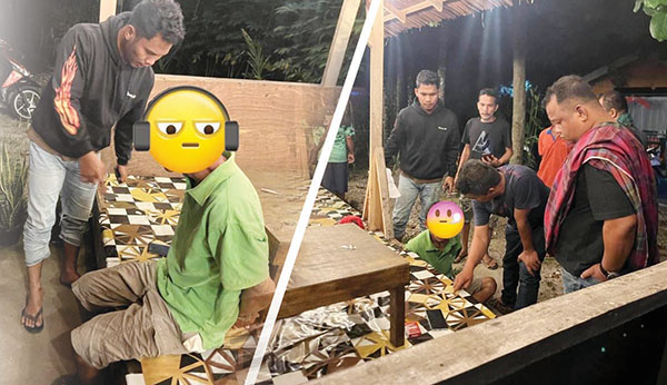 PENGEDAR— Pelaku ED alias Labay ditangkap 
jajaran Satresnarkoba Polres Agam dengan barang 
bukti enam paket sabu.