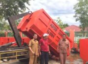 DLH Bantu Satu Unit Kontainer Bak Sampah di Lapas II B Solok