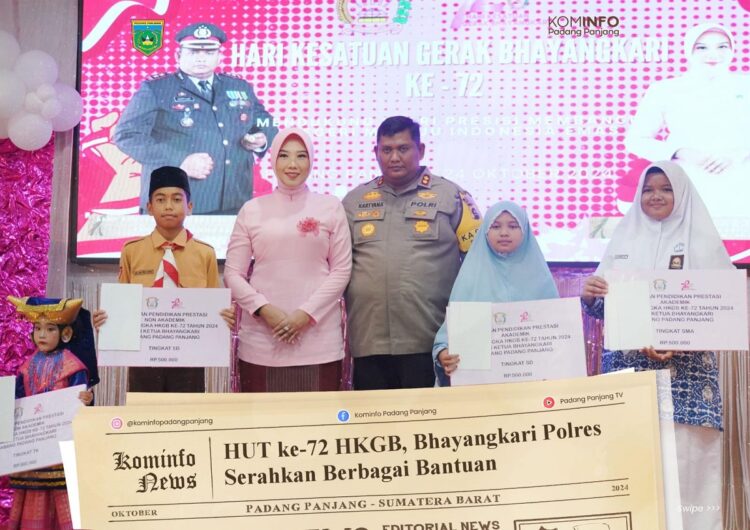 HUT ke-72 HKGB, Bhayangkari Polres Serahkan Bantuan 1 Bhayangkari Polres Serahkan Berbagai Bantuan