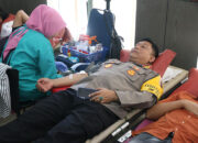 Peringati Humas Polri ke-73, Polda Sumbar Gelar Donor Darah Serentak