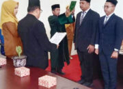 Alih Jabatan di Dinas Perkim Agam, Dua Pejabat Fungsional Resmi Dilantik