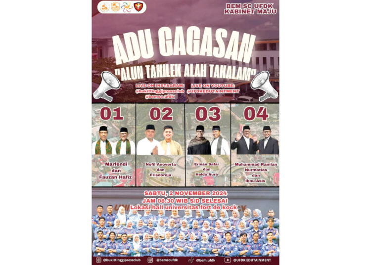 Undang Kandidat Pilkada Bukittinggi