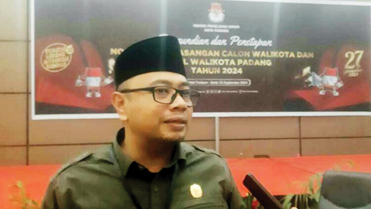 Tingkatkan Partisipasi Pemilih, KPU Padang Ajak Mahasiswa Gencarkan Sosialisasi Pilkada 2024 1 Dorri Putra
Ketua KPU Padang