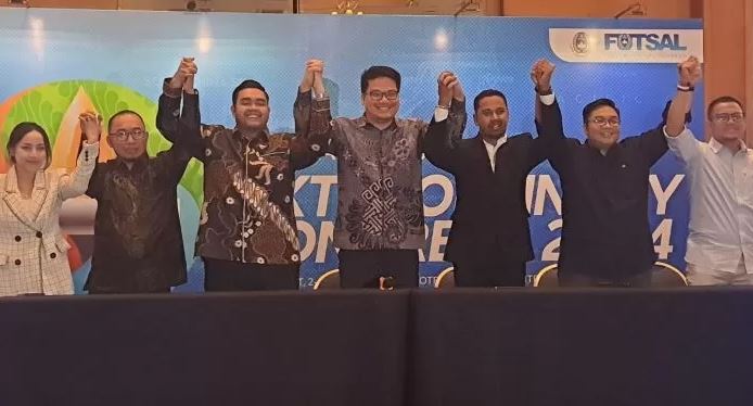 Transformasi Jadi Misi Michael Saat Jadi Ketum Federasi Futsal Indonesia 1 AKLAMASI— Michael V. Sianipar resmi terpilih secara aklamasi sebagai Ketua Umum Federasi Futsal Indonesia (FFI) periode 2024-2028.