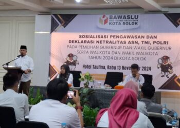 Bawaslu Kota Solok: Netralitas ASN, TNI dan Polri Mutlak!