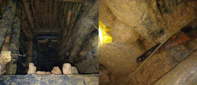 Tambang Emas Ilegal Ancam Keselamatan Warga, Terowongan Berada di Bawah Rumah-rumah, Puluhan Penambang Bekerja Setiap Hari 1 TAMBANG ILEGAL— Terlihat terowongan yang digali penambang emas ilegal di Kampung Gergaji Besi, Nagari Tambang,
Kecamatan IV Jurai, Pessel.