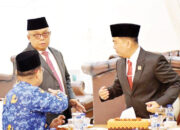 Jelang Upacara, Ketua DPRD Bersama Ketua Korpri Agam Temu Ramah Bersama Forkopimda