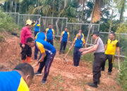 Dukung Program Ketahanan Pangan Presiden Prabowo – Gibran, Kapolres Ubah Lahan Kosong di Belakang Mako jadi Lahan Produktif