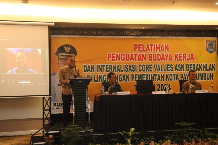 Pemerintah Kota Payakumbuh Gelar Pelatihan Penguatan Budaya Kerja ASN BerAKHLAK