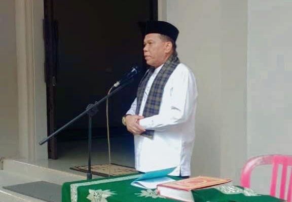 SAMBUTAN—Plt Bupati Padangpariaman Rahmang berikan sambutan saat menghadiri peringatan Sumpah Pemuda, kemarin.