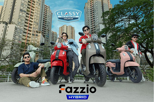 Yamaha Fazzio Hybrid Hadir dengan Varian dan Warna Terbaru 1 WARNA BARU-PT Yamaha Indonesia Motor Manufacturing (YIMM) merilis varian dan warna baru Fazzio Hybrid Series.