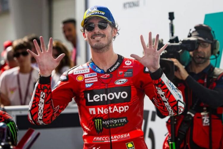 Ducati Cetak Rekor, Francesco Bagnaia Tak Terbendung dengan Kemenangan 1 REKOR— Francesco Bagnaia menang dan catatkan rekor terbaru untuk Ducati di MotoGP 2024.