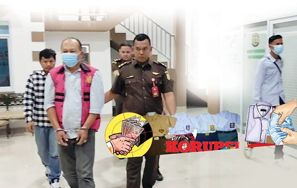Dugaan Korupsi Pengadaan Seragam Sekolah Gratis, Kabid Pendidikan Dasar Ditetapkan jadi Tersangka 1 03 DITAHAN
