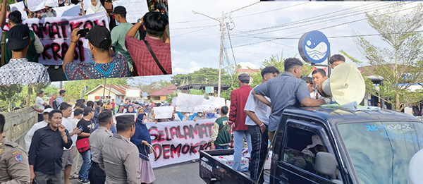 Ratusan Massa Geruduk Kantor Bawaslu Payakumbuh, Desak Tindak Tegas Pelaku Politik Uang, Bawaslu Serahkan Kasus ke Gakkumdu 1 AKSI DAMAI— Ratusan massa menggelar aksi damai di Kantor Bawaslu Kota Payakumbuh pada Rabu (4/12) siang, mendesak Bawaslu setempat mengambil sikap dan tindakan tegas terhadap dugaan politik uang pada Pilkada 27 November 2024 lalu.