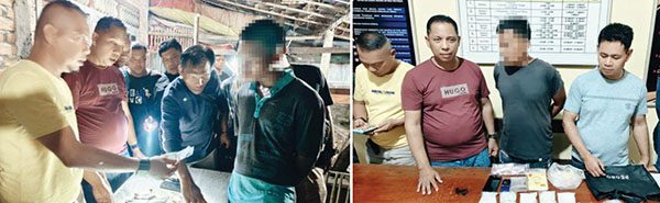 PENGEDAR— Dua pengeda sabu ditangkap jajaran Satresnarkoba Polres Pasbar dengan barang bukti hampir 1 Kg sabu.