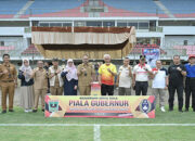 Pererat Silaturrahim Pemda dan Forkopimda, Gubernur Mahyeldi Resmikan Kejuaraan Sepakbola Antarinstansi se-Sumbar