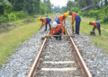 Antisipasi Dampak Musim Hujan, PT KAI Divre II Sumbar Tingkatkan Pengawasan Jalur Kereta Api