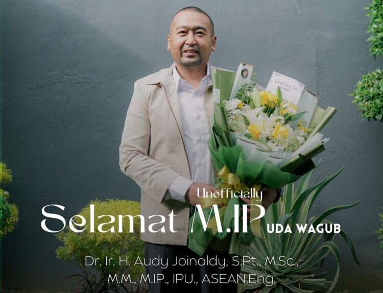 Setelah Raih Rekor MURI Sebagai Kepala Daerah dengan Gelar Akademik dan Profesi Terbanyak, Audy Joinaldy Kembali Tambah Raihan Gelar Akademis 1 Audy Joinaldy Kembali Tambah Raihan Gelarnya