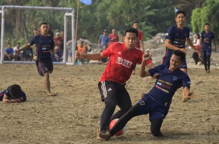 Piala Presiden IBSC 2024, Targetkan Pemain Muda Mewakili Timnas Indonesia 1 ILUSTRASI— Sepak bola pantai.