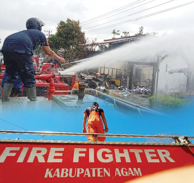 Selama Tahun 2024, Damkar AgamTangani 98 Kebakaran 1 Damkar Agam