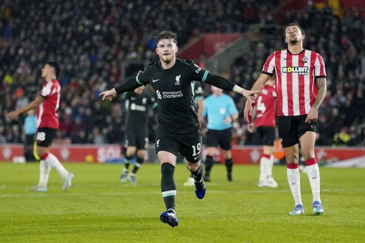 Gebuk Southampton Lewat Gol Nunez dan Elliot, Liverpool ke Semifinal Carabao Cup 1 MENANG— Liverpool menaklukkan Southampton 2-1 dalam babak delapan besar Carabao Cup di St. Marys Stadium, Southampton, Kamis (19/12) dini hari WIB.