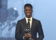 Pelipur Lara Usai Gagal Sabet Ballon d’Or, Vinicius Junior jadi Pemain Pria Terbaik FIFA 2024