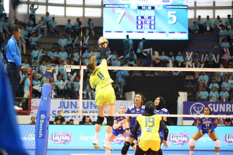 Sukses Taklukkan BJB Tandamata, Jakarta Electric PLN Tantang Popsivo Polwan di PLN Mobile Proliga 2025 Seri Surabaya 1 62908335 dd62 49d9 a3d1 29abd3c93e77