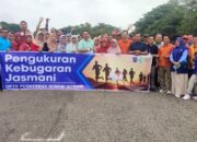 ASN Kemenag Ikuti Kegiatan Pengukuran Kebugaran Jasmani, Dedi Wandra: Bentuk Saling Support Terhadap Puskesmas Sungai Durian 