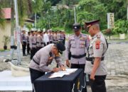 Pimpin Sertijab Kasat Samapta, Kapolres Ingatkan Jaga Profesionalisme dan Semangat Bertugas