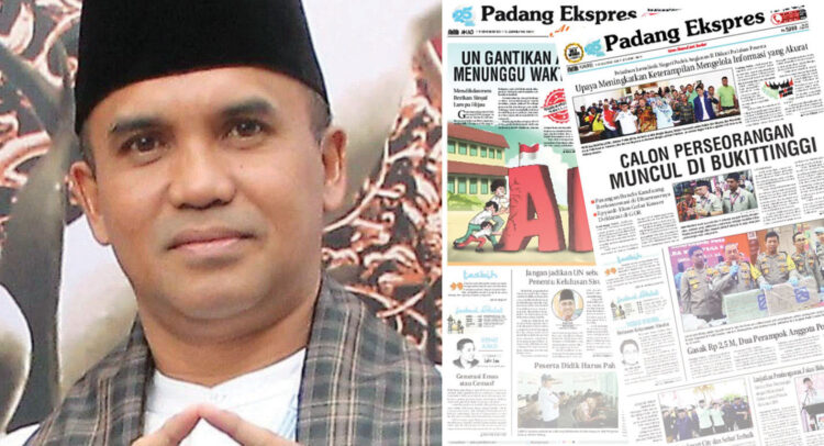 Terus Padek, Kobarkan! 1 M NAZIR FAHMI
(Direktur Utama
PADANG EKSPRES)