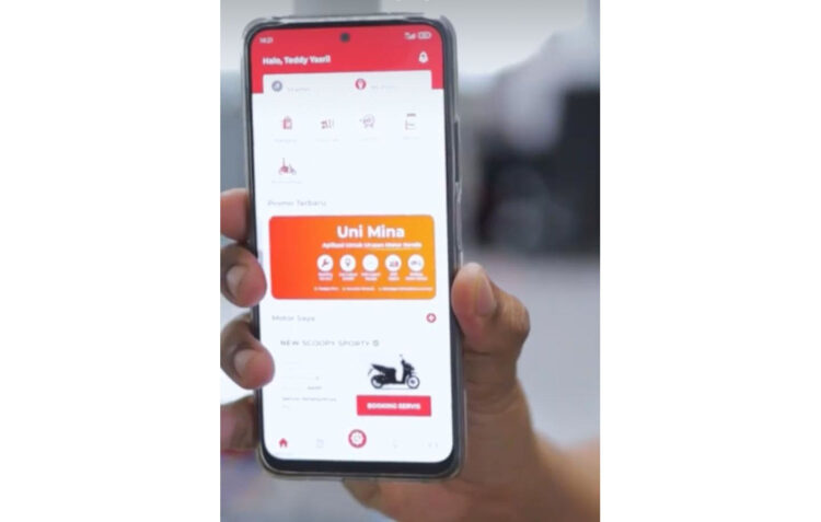 Pakai Aplikasi Uni MINA Menara Agung, Mudahkan Konsumen Booking Service Motor Honda 1 UNI MINA-PT Menara Agung menghadirkan Aplikasi Uni MINA yang memiliki beragam fitur untuk memberikan pelayan terbaik kepada pelanggan setianya.