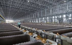 Dorong Perbaikan Tata Kelola Hilirisasi Tambang, Pemerintah Diminta Tak Restui Ekspor Tembaga Mentah 1 pabrik peleburan--Tembaga yang merupakan produk utama dari pabrik peleburan dan pemurnian atau smelter PT Freeport Indonesia (PTFI) yang baru-baru ini diresmikan.