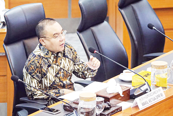 Banyak Sengketa di Pilkada Serentak 2024, Pelantikan Kepala Daerah Terpilih Diundur Tak jadi 6 Februari 2025 1 RAPAT KOORDINASI— Wakil Ketua DPR RI yang juga Ketua Timwas Haji tahun 2025 Sufmi Dasco Ahmad memimpin rakor dengan Panja BPIH 2025 Komisi VIII DPR di Ruang Banggar DPR, Gedung Nusantara II, Kompleks Parlemen, Senayan, Jakarta, Selasa (7/1).