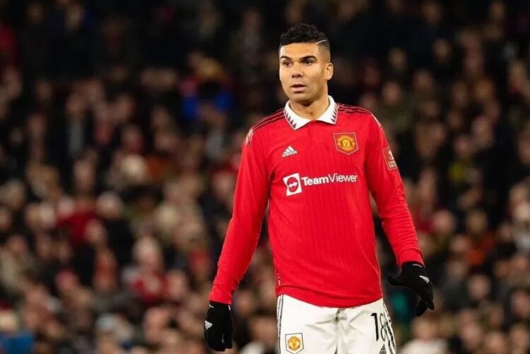 Gelandang bertahan Manchester United Casemiro.