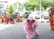 Meriahkan Imlek, BRI BO Padang Hadirkan Atraksi Barongsai dari HBT dan HTT