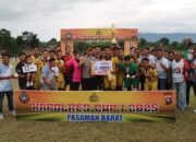 Fadhila FC Juara Kapolres Cup I 2025, Akhiri Turnamen dengan Kemenangan Dramatis