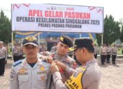 Operasi Keselamatan Singgalang 2025, Kapolres Kerahkan 175 Personel
