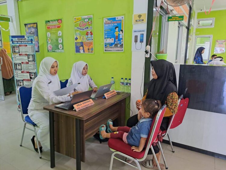 Pasaman Barat Siap Laksanakan Program CKG 1 CEK KESEHATAN GRATIS— Salah satu Puskesmas di Pasaman Barat melaksanakan program CKG.