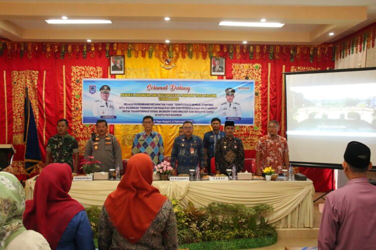 Kebutuhan Masyarakat Terus Bertambah, Ketersediaan Anggaran Terbatas 1 MUSRENBANG KECAMATAN— Pj Wali Kota Payakumbuh, Suprayitno membuka Musrenbang Kecamatan Latina