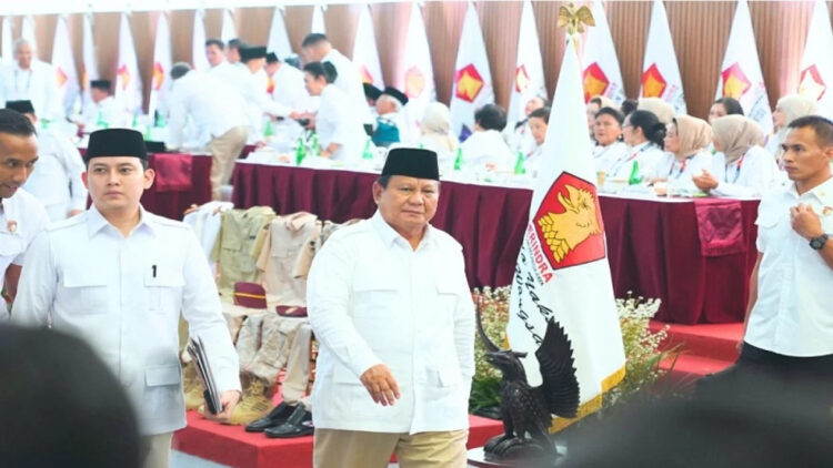 KLB Partai Gerindra, Prabowo Diminta Maju lagi di Pilpres 2029 1 KLB— Presiden RI Prabowo Subianto yang
juga Ketua Umum Partai Gerindra saat Kongres
Luar Biasa (KLB).
