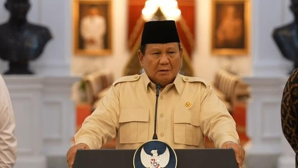 Prabowo: THR ASN dan Pekerja Swasta Cair Maret 2025 1 Presiden Prabowo Subianto.