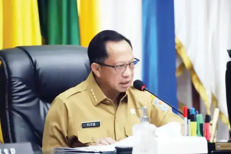 Jelang Lebaran, Mendagri Minta Daerah Gelontorkan Bansos demi Daya Beli 1 Mendagri Tito Karnavian.