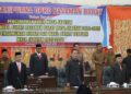 DPRD Pasbar Gelar Paripurna Pengumuman Bupati dan Wabup Terpilih