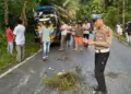 Bus Binter Terbalik, Satu Balita Tewas di Tempat, Korban Terbentur Keras dan Terhimpit Kendaraan