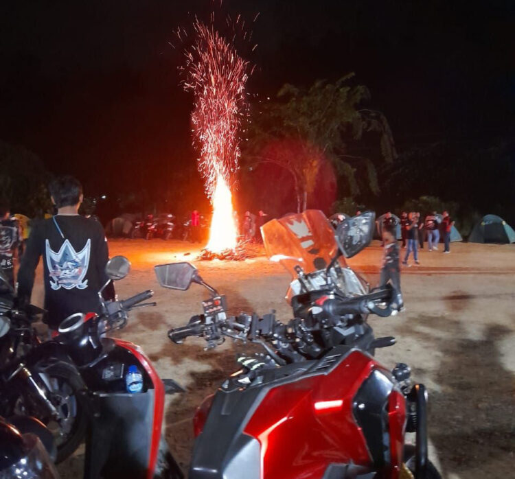 BIKERS MOTOUR CAMP-PT Menara Agung menggelar Honda Bikers Motour Camp 2025 yang diikuti anggota komunitas Honda di Sumbar.