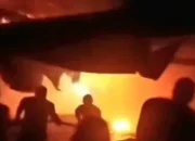 Pasar Sungai Limau Kebakaran, Hanguskan 9 Kios, Kerugian Capai Rp 1 Miliar