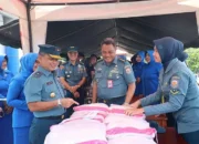 Hadapi Idul Fitri 1446 H, Lantamal II Padang Gelar Bazar Murah